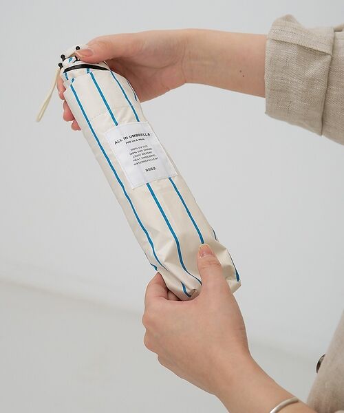 collex / コレックス 傘 | 日傘 ストライプ 晴雨兼用 折りたたみ傘 ALL IN UMBRELLA【ass | 詳細13