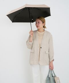 collex / コレックス 傘 | 日傘 ストライプ ポーチ付き 晴雨兼用 折りたたみ傘【assa】【WEB限定】