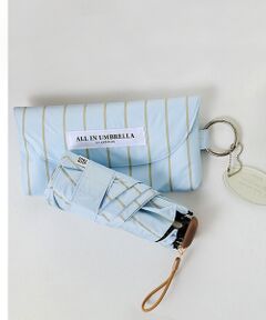 collex / コレックス 傘 | 日傘 ストライプ ポーチ付き 晴雨兼用 折りたたみ傘【assa】【WEB限定】