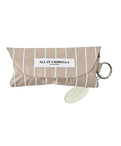 collex / コレックス 傘 | 日傘 ストライプ ポーチ付き 晴雨兼用 折りたたみ傘【assa】【WEB限定】 | 詳細5