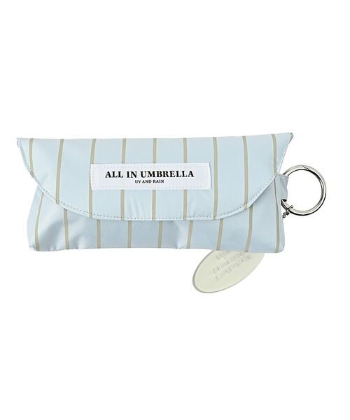 collex / コレックス 傘 | 日傘 ストライプ ポーチ付き 晴雨兼用 折りたたみ傘【assa】【WEB限定】 | 詳細9