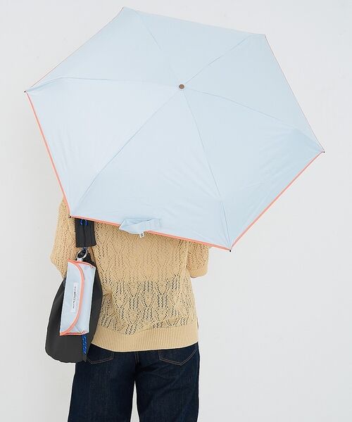 collex / コレックス 傘 | 日傘 パイピング ポーチ付き 晴雨兼用 折りたたみ傘【assa】【WEB限定】 | 詳細4