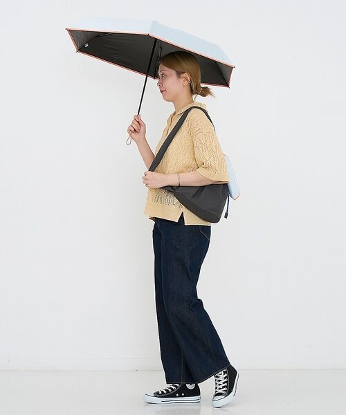 collex / コレックス 傘 | 日傘 パイピング ポーチ付き 晴雨兼用 折りたたみ傘【assa】【WEB限定】 | 詳細5
