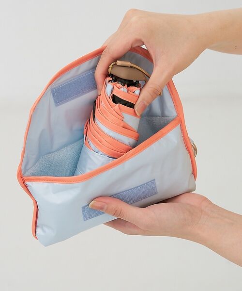 collex / コレックス 傘 | 日傘 パイピング ポーチ付き 晴雨兼用 折りたたみ傘【assa】【WEB限定】 | 詳細10