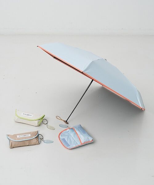 collex / コレックス 傘 | 日傘 パイピング ポーチ付き 晴雨兼用 折りたたみ傘【assa】【WEB限定】 | 詳細11