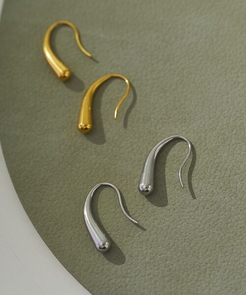 collex / コレックス ピアス・イヤリング | 【dignif】【金属アレルギー対応】ピアス　Curved Drop | 詳細1