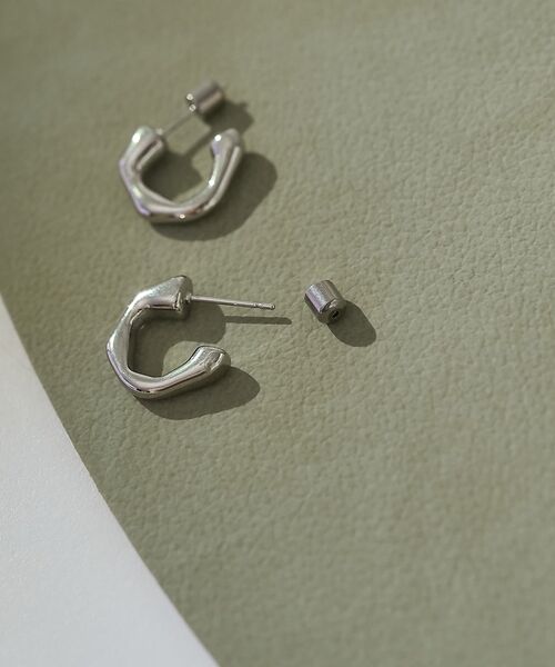 collex / コレックス ピアス・イヤリング | 【dignif】【金属アレルギー対応】ピアス　Nuance Hoop（シルバー）