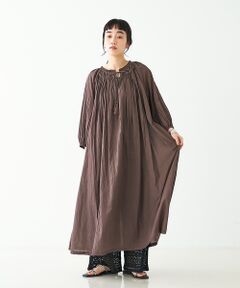 collex / コレックス ワンピース | インド綿ギャサーコットンワンピース【予約】