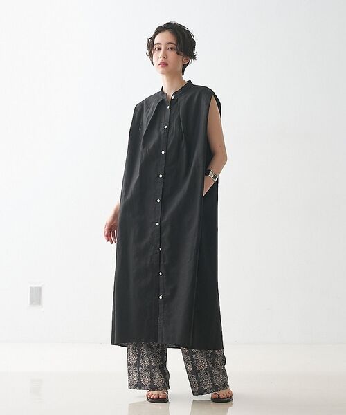 collex / コレックス ワンピース | タックショルダーリネンコットンワンピース【予約】 | 詳細12