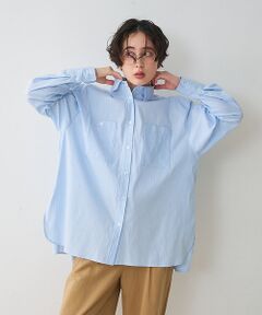 collex / コレックス シャツ・ブラウス | パッチポケット バックギャザーシャツ【予約】
