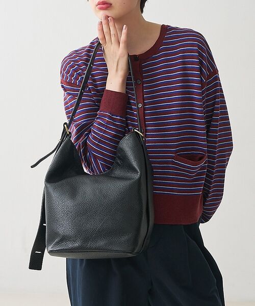collex / コレックス ショルダーバッグ | 【WEB限定】【AULENTTI/オウレンティ】レザーマルチショルダーバゲット（ブラック）