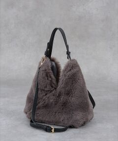 collex / コレックス ショルダーバッグ | 【WEB限定】【CACHELLIE】トライアングル ファー2WAYショルダーバッ