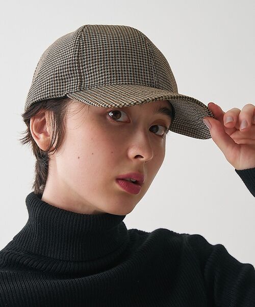 collex / コレックス ハット | 【 Ruben / ルーベン 】ガンクラブチェック キャップ ユニセックス WE（ブラック系その他1）