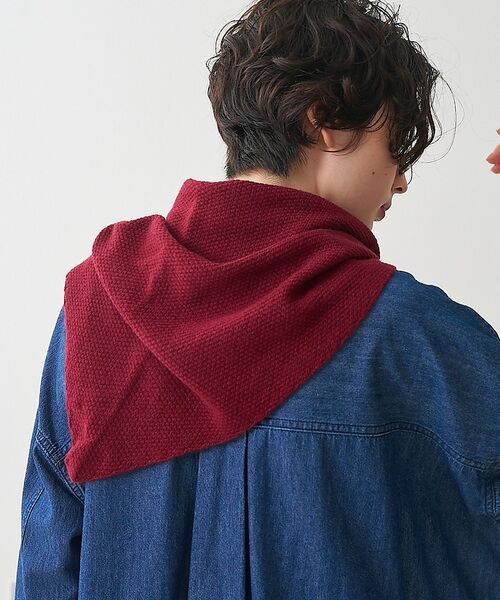 collex / コレックス マフラー・ショール・スヌード・ストール | 【WEB限定】【WILLIAM BRUNTON】TRIANGLE SCARF | 詳細1