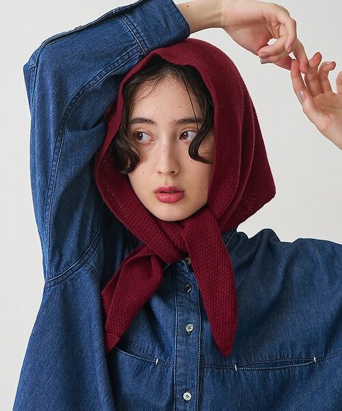 collex / コレックス マフラー・ショール・スヌード・ストール | 【WEB限定】【WILLIAM BRUNTON】TRIANGLE SCARF | 詳細4