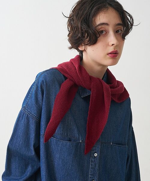 collex / コレックス マフラー・ショール・スヌード・ストール | 【WEB限定】【WILLIAM BRUNTON】TRIANGLE SCARF | 詳細7