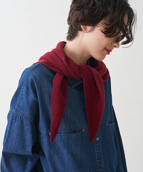 collex / コレックス マフラー・ショール・スヌード・ストール | 【WEB限定】【WILLIAM BRUNTON】TRIANGLE SCARF | 詳細8