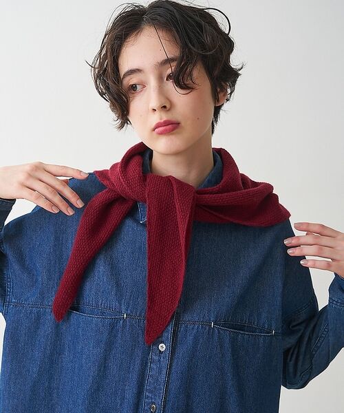 collex / コレックス マフラー・ショール・スヌード・ストール | 【WEB限定】【WILLIAM BRUNTON】TRIANGLE SCARF | 詳細9