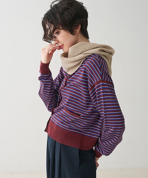 collex / コレックス マフラー・ショール・スヌード・ストール | 【WEB限定】【WILLIAM BRUNTON】 HEAD SCARF  ニット | 詳細3