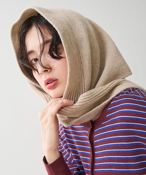 collex / コレックス マフラー・ショール・スヌード・ストール | 【WEB限定】【WILLIAM BRUNTON】 HEAD SCARF  ニット（ホワイト系その他1）