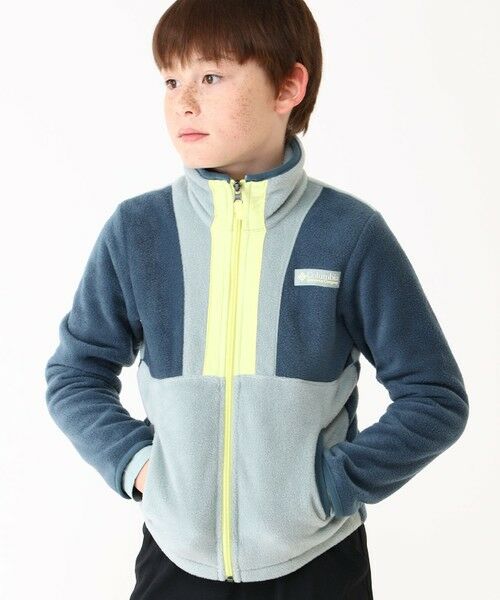 Columbia/コロンビア Columbia/ 【KIDS】バックボールIIフルジップフリース /コロンビア Everblue、 Crushed Blue、 Neon Light S