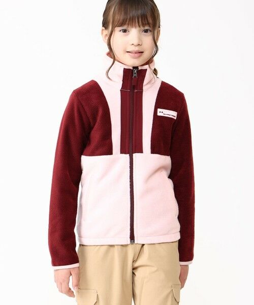 Columbia/コロンビア Columbia/ 【KIDS】バックボールIIフルジップフリース /コロンビア Rich Wine、 Satin Pink XXS Columbia/コロンビア Columbia/ 【KIDS】バックボールIIフルジップフリース /コロンビア Rich Wine、 Satin Pink XXS