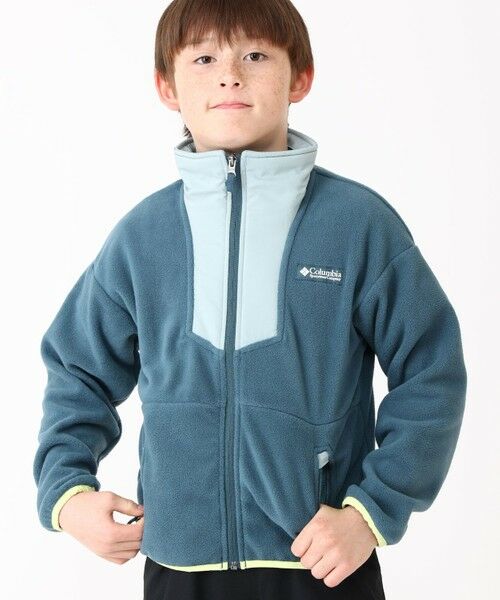Columbia/コロンビア Columbia/ 【KIDS】セコイアグローブフルジップフリース /コロンビア Everblue、 Crushed Blue S