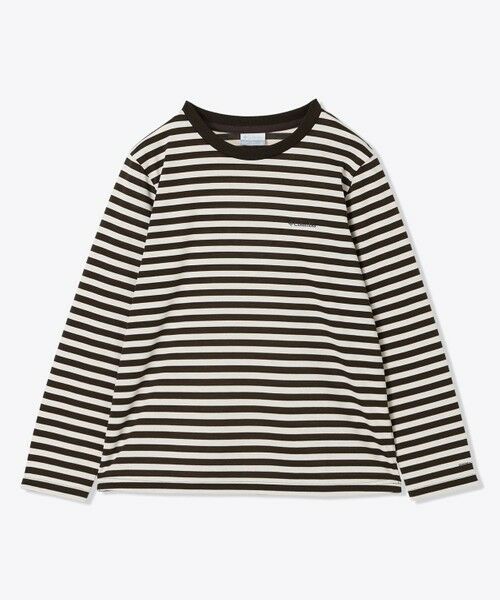 Columbia / コロンビア Tシャツ | Columbia/ ウィメンズクレストトゥーフォレストロングスリーブクルー /コロンビア(Cordovan Border)