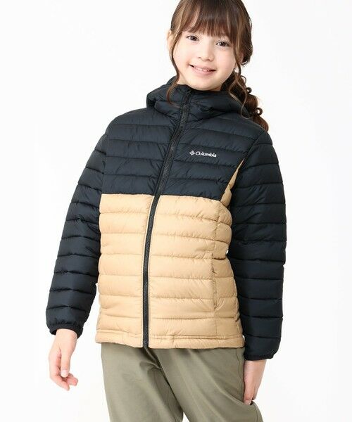 Columbia/コロンビア Columbia/ 【KIDS】パウダーライトII フーデッドジャケット /コロンビア Canoe、 Black XS Columbia/コロンビア Columbia/ 【KIDS】パウダーライトII フーデッドジャケット /コロンビア Canoe、 Black XS