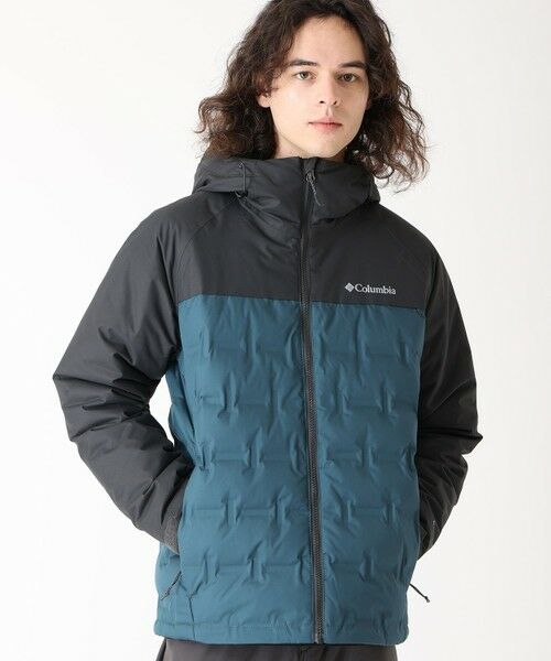 Columbia/コロンビア Columbia/ グランドトレックIIIダウンフーデッドジャケット /コロンビア Everblue、 Shark M Columbia/コロンビア Columbia/ グランドトレックIIIダウンフーデッドジャケット /コロンビア Everblue、 Shark M