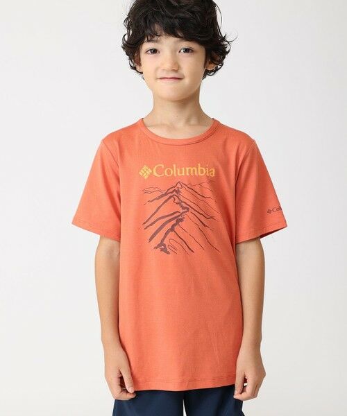 Columbia/コロンビア Columbia/ 【KIDS】テックトレイルショートスリーブグラフィックシャツ /コロンビア Tuscan、 Ridge Line Life S Columbia/コロンビア Columbia/ 【KIDS】テックトレイルショートスリーブグラフィックシャツ /コロンビア Tuscan、 Ridge Line Life S
