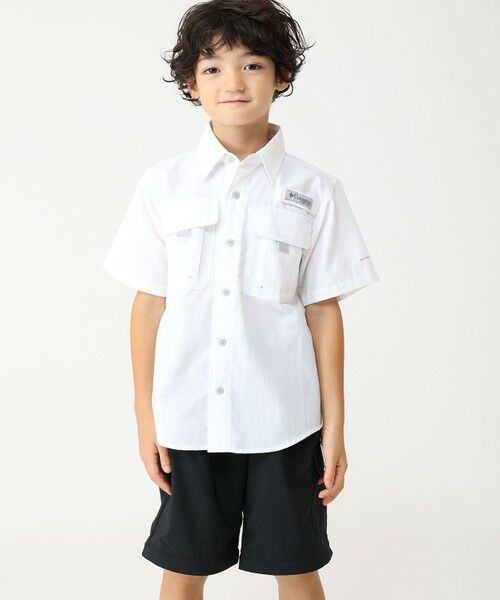 Columbia/コロンビア Columbia/ 【KIDS】バハマIIショートスリーブシャツ /コロンビア White L Columbia/コロンビア Columbia/ 【KIDS】バハマIIショートスリーブシャツ /コロンビア White L