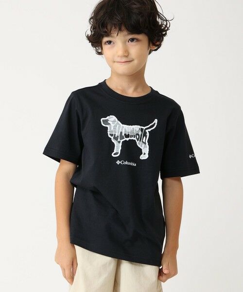 Columbia/コロンビア Columbia/ 【KIDS】バレークリークショートスリーブグラフィックシャツ /コロンビア Black、 Friendly Fun XS Columbia/コロンビア Columbia/ 【KIDS】バレークリークショートスリーブグラフィックシャツ /コロンビア Black、 Friendly Fun XS