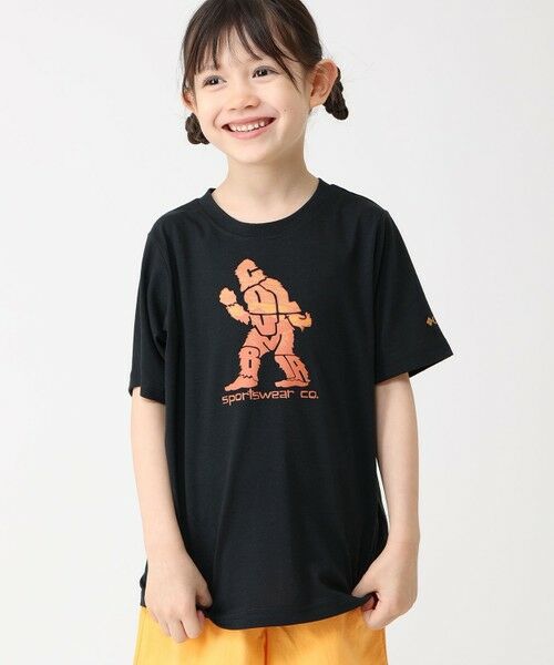 Columbia/コロンビア Columbia/ 【KIDS】ラプードルパスショートスリーブTシャツ /コロンビア Black、 Living Legend L Columbia/コロンビア Columbia/ 【KIDS】ラプードルパスショートスリーブTシャツ /コロンビア Black、 Living Legend L