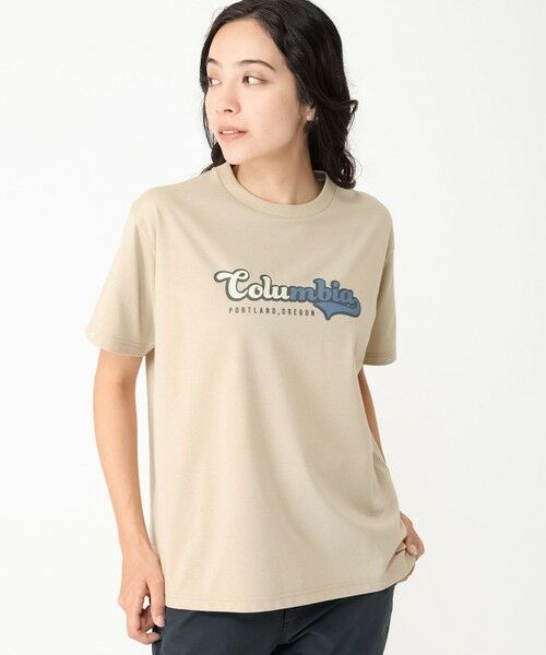 Columbia/コロンビア Columbia/ ウィメンズチャールズドライブショートスリーブTシャツ /コロンビア Ancient Fossil L Columbia/コロンビア Columbia/ ウィメンズチャールズドライブショートスリーブTシャツ /コロンビア Ancient Fossil L