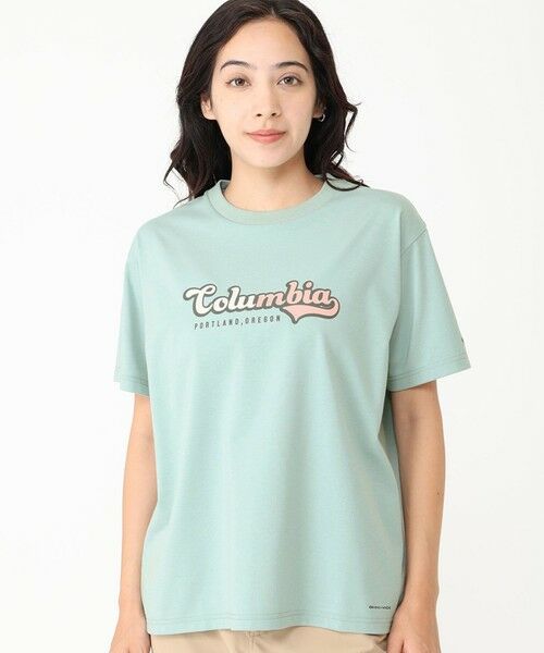 Columbia/コロンビア Columbia/ ウィメンズチャールズドライブショートスリーブTシャツ /コロンビア Aqua Tone L Columbia/コロンビア Columbia/ ウィメンズチャールズドライブショートスリーブTシャツ /コロンビア Aqua Tone L