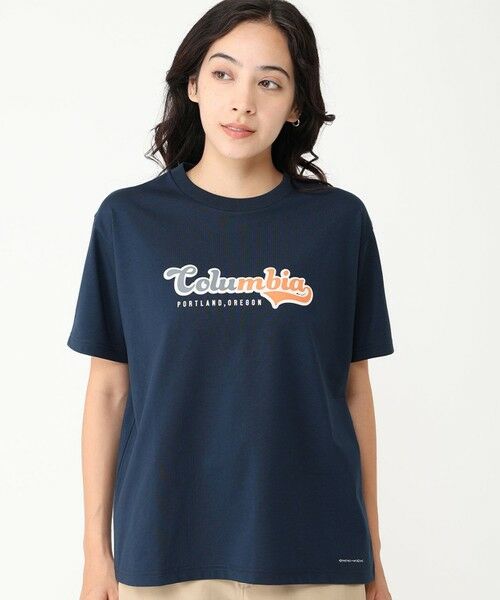 Columbia/コロンビア Columbia/ ウィメンズチャールズドライブショートスリーブTシャツ /コロンビア Collegiate Navy L Columbia/コロンビア Columbia/ ウィメンズチャールズドライブショートスリーブTシャツ /コロンビア Collegiate Navy L