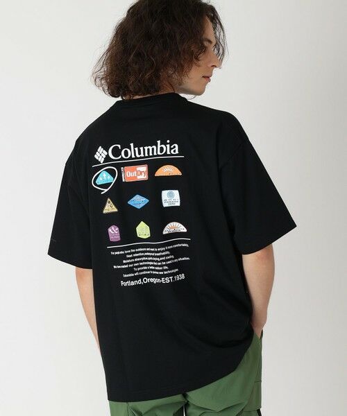 Columbia/コロンビア Columbia/ スタックブルックグラフィックショートスリーブTシャツ /コロンビア Black M Columbia/コロンビア Columbia/ スタックブルックグラフィックショートスリーブTシャツ /コロンビア Black M