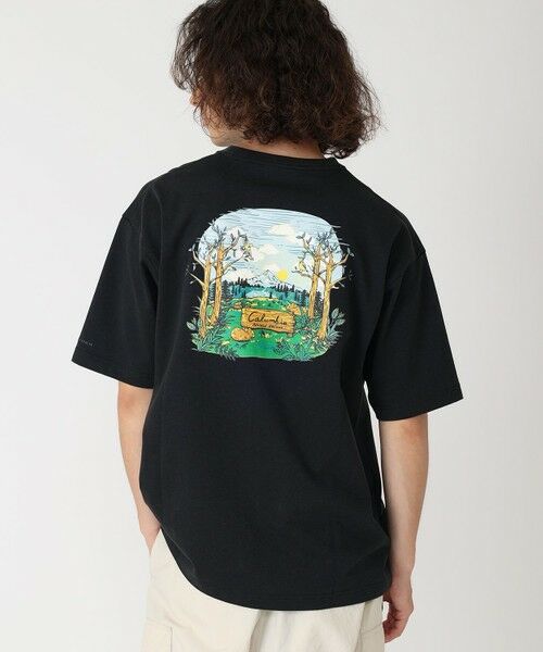 Columbia/コロンビア Columbia/ サンダーマウンテングラフィックショートスリーブTシャツ /コロンビア Black XL Columbia/コロンビア Columbia/ サンダーマウンテングラフィックショートスリーブTシャツ /コロンビア Black XL
