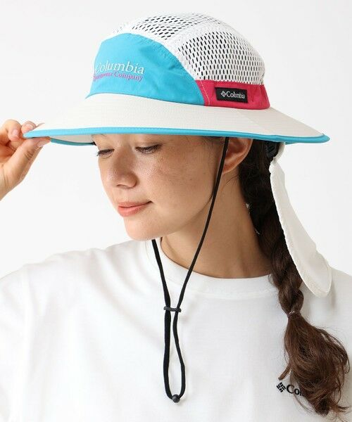 Columbia/コロンビア Columbia/ バッドアックスパスシェードブーニー /コロンビア White、 Clear Water Muti S/M Columbia/コロンビア Columbia/ バッドアックスパスシェードブーニー /コロンビア White、 Clear Water Muti S/M