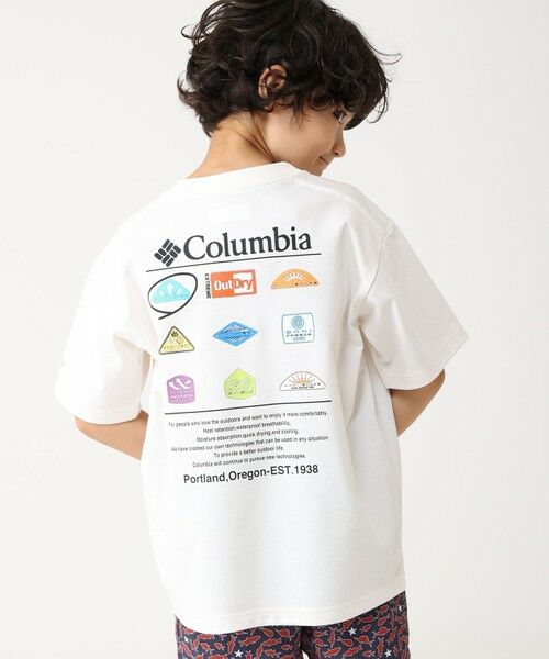 Columbia/コロンビア Columbia/ 【KIDS】スタックブルックグラフィックショートスリーブTシャツ /コロンビア Sea Salt XXS Columbia/コロンビア Columbia/ 【KIDS】スタックブルックグラフィックショートスリーブTシャツ /コロンビア Sea Salt XXS