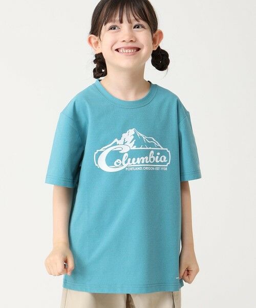 Columbia/コロンビア Columbia/ 【KIDS】ライトキャニオングラフィックショートスリーブTシャツ /コロンビア Teal S Columbia/コロンビア Columbia/ 【KIDS】ライトキャニオングラフィックショートスリーブTシャツ /コロンビア Teal S