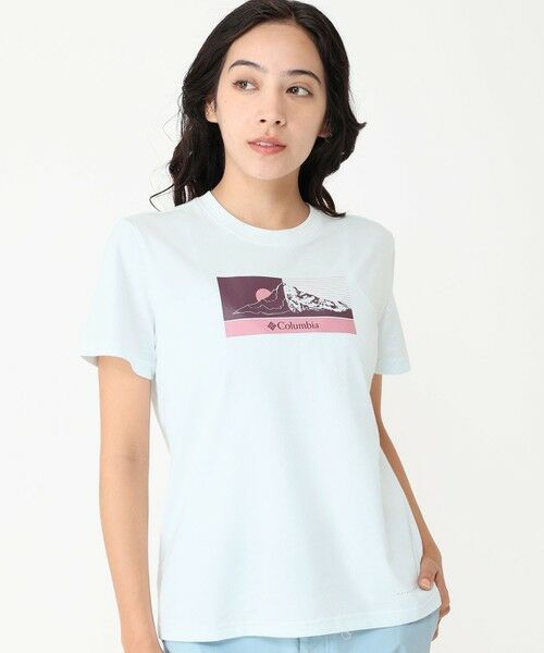 Columbia/コロンビア Columbia/ デルタドリフトグラフィックショートスリーブTシャツ /コロンビア Sea Salt、 Linear Peakscape S Columbia/コロンビア Columbia/ デルタドリフトグラフィックショートスリーブTシャツ /コロンビア Sea Salt、 Linear Peakscape S