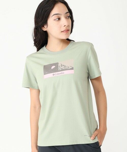 Columbia/コロンビア Columbia/ デルタドリフトグラフィックショートスリーブTシャツ /コロンビア Safari、 Linear Peakscape S Columbia/コロンビア Columbia/ デルタドリフトグラフィックショートスリーブTシャツ /コロンビア Safari、 Linear Peakscape S