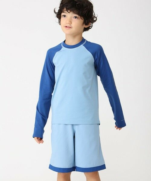 Columbia/コロンビア Columbia/ 【KIDS】サンディショアーズロングスリーブサンガード /コロンビア Ripple Blue、 Mountain Blue M Columbia/コロンビア Columbia/ 【KIDS】サンディショアーズロングスリーブサンガード /コロンビア Ripple Blue、 Mountain Blue M
