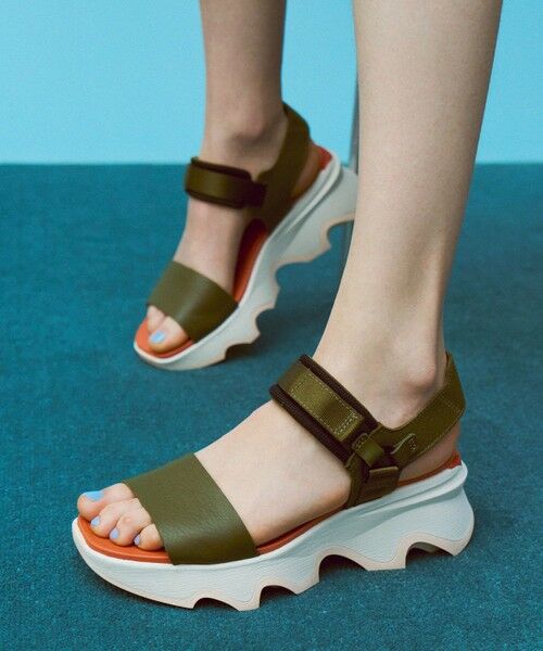 Columbia/コロンビア SOREL/ キネティックインパクト ワイストラップハイサンダル /ソレル Utility Gren、 Pearlescent 22.5cm Columbia/コロンビア SOREL/ キネティックインパクト ワイストラップハイサンダル /ソレル Utility Gren、 Pearlescent 22.5cm