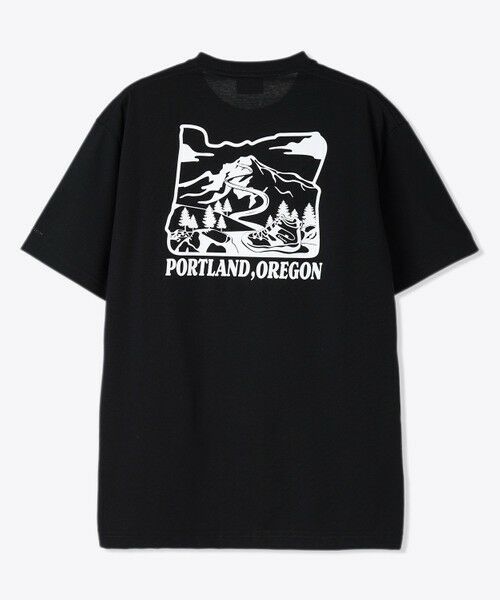 Columbia / コロンビア Tシャツ | Columbia/ ヤハラフォレストグラフィックショートスリーブTシャツ /コロンビア(Black、 Back Print)