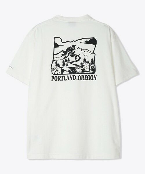 Columbia / コロンビア Tシャツ | Columbia/ ヤハラフォレストグラフィックショートスリーブTシャツ /コロンビア(Sea Salt、 Back Print)