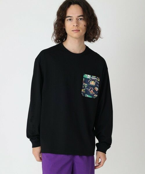 Columbia / コロンビア Tシャツ | Columbia/ ヤングストリートロングスリーブクルー /コロンビア(Black、 Aloha)
