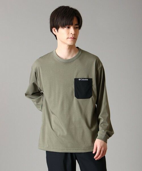 Columbia / コロンビア Tシャツ | Columbia/ ヤングストリートロングスリーブクルー /コロンビア(Stone Green)